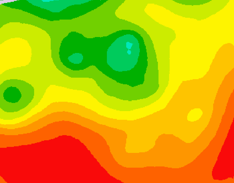 GDPS 500 millibar geopotential height 084 hour forecast chart for Canada based on 2026/07/28 1200Z data