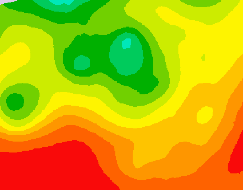 GDPS 500 millibar geopotential height 090 hour forecast chart for Canada based on 2026/07/28 1200Z data