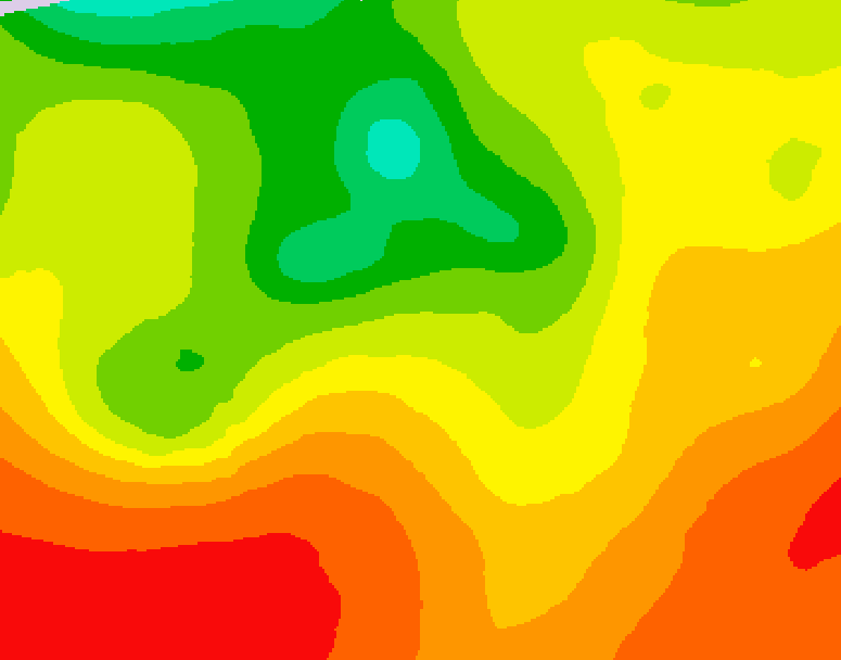 GDPS 500 millibar geopotential height 114 hour forecast chart for Canada based on 2026/07/28 1200Z data