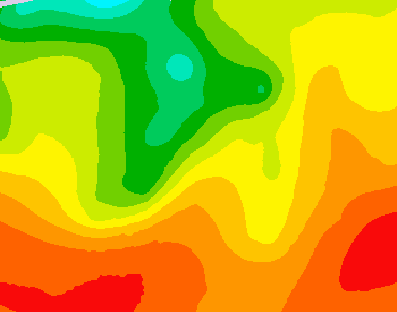 GDPS 500 millibar geopotential height 132 hour forecast chart for Canada based on 2026/07/28 1200Z data