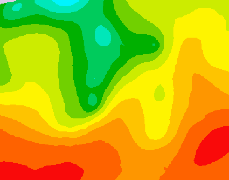 GDPS 500 millibar geopotential height 138 hour forecast chart for Canada based on 2026/07/28 1200Z data