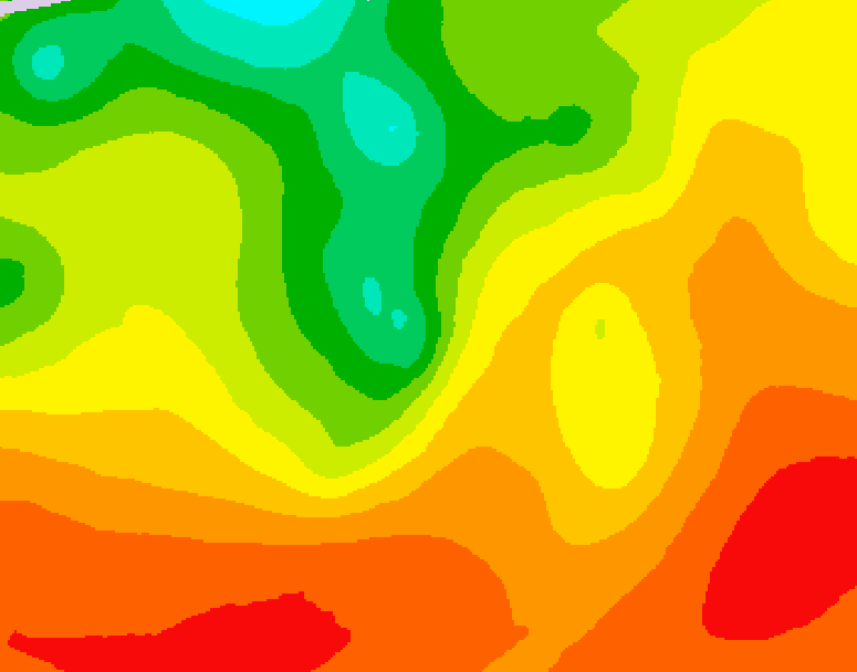 GDPS 500 millibar geopotential height 150 hour forecast chart for Canada based on 2026/07/28 1200Z data