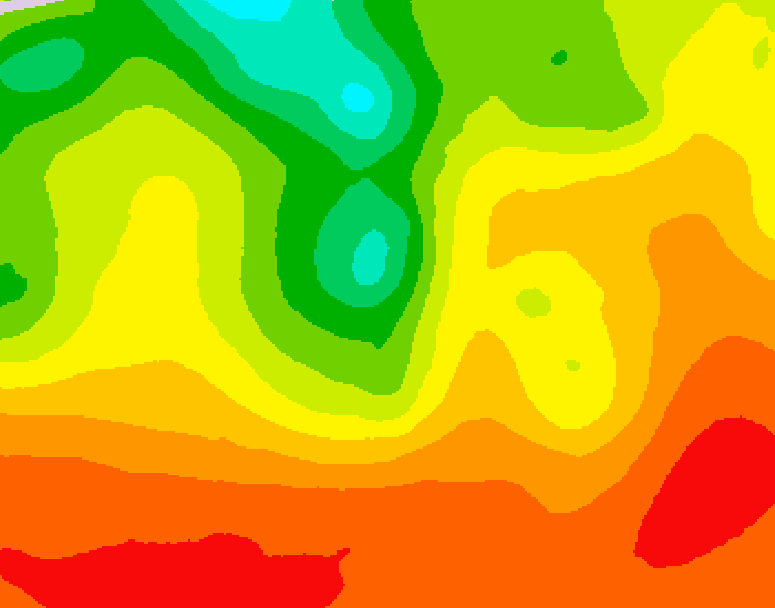 GDPS 500 millibar geopotential height 162 hour forecast chart for Canada based on 2026/07/28 1200Z data