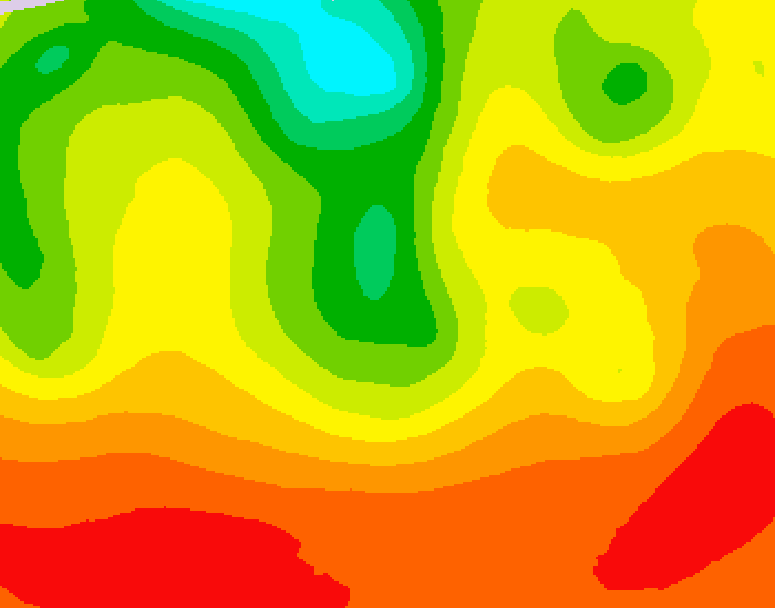 GDPS 500 millibar geopotential height 174 hour forecast chart for Canada based on 2026/07/28 1200Z data