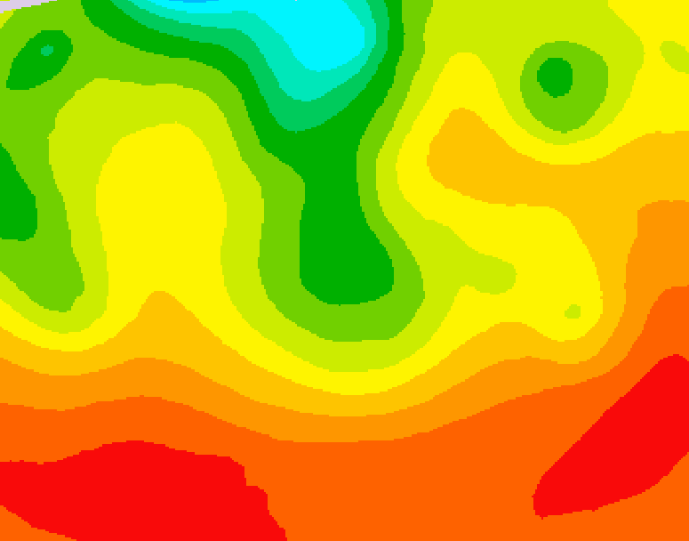 GDPS 500 millibar geopotential height 180 hour forecast chart for Canada based on 2026/07/28 1200Z data