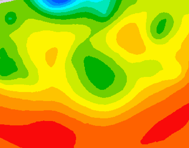 GDPS 500 millibar geopotential height 198 hour forecast chart for Canada based on 2026/07/28 1200Z data