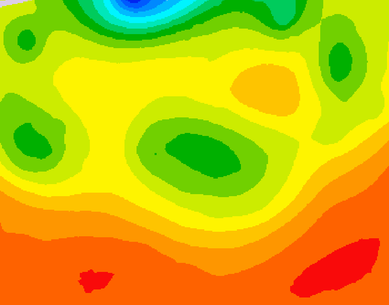 GDPS 500 millibar geopotential height 216 hour forecast chart for Canada based on 2026/07/28 1200Z data