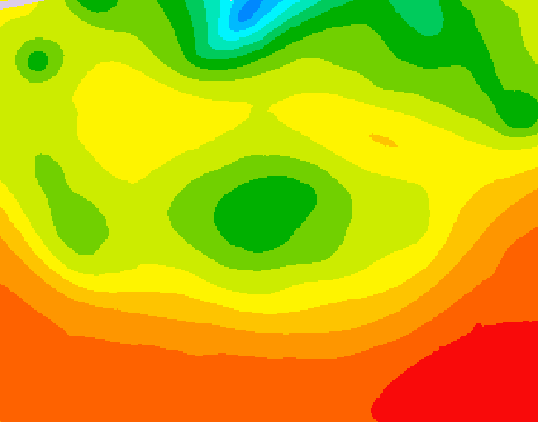 GDPS 500 millibar geopotential height 240 hour forecast chart for Canada based on 2026/07/28 1200Z data
