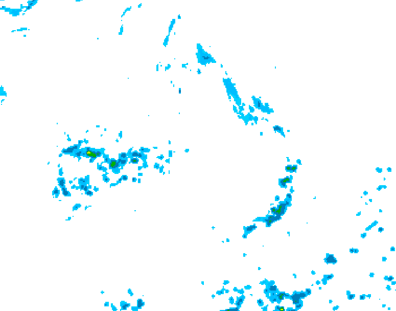 GDPS precipitation 120 hour forecast chart for Canada based on 2026/07/28 0000Z data