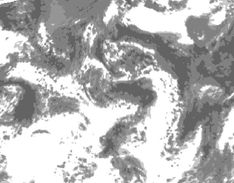 GDPS total cloud 072 hour forecast chart for Canada based on 2026/07/28 0000Z data