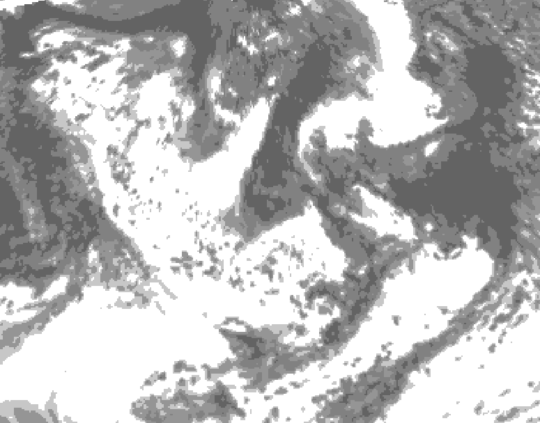 GDPS total cloud 186 hour forecast chart for Canada based on 2026/07/28 1200Z data
