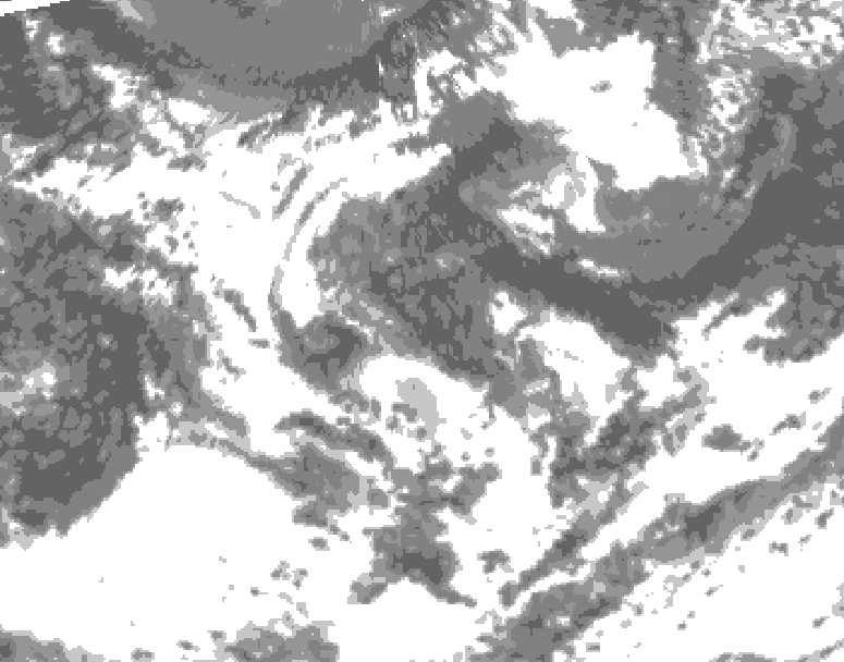 GDPS total cloud 216 hour forecast chart for Canada based on 2026/07/28 1200Z data