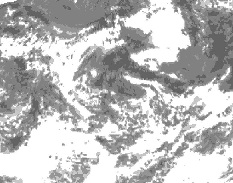GDPS total cloud 228 hour forecast chart for Canada based on 2026/07/28 1200Z data
