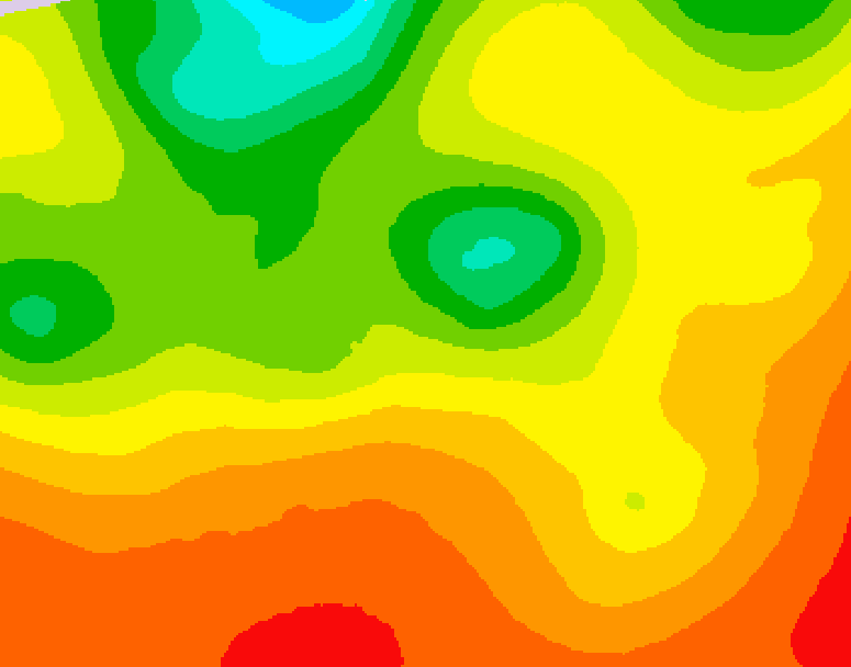 GDPS 500 millibar geopotential height 024 hour forecast chart for Canada based on 2026/07/29 0000Z data