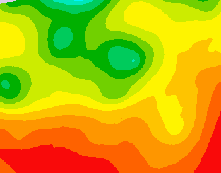 GDPS 500 millibar geopotential height 048 hour forecast chart for Canada based on 2026/07/29 0000Z data