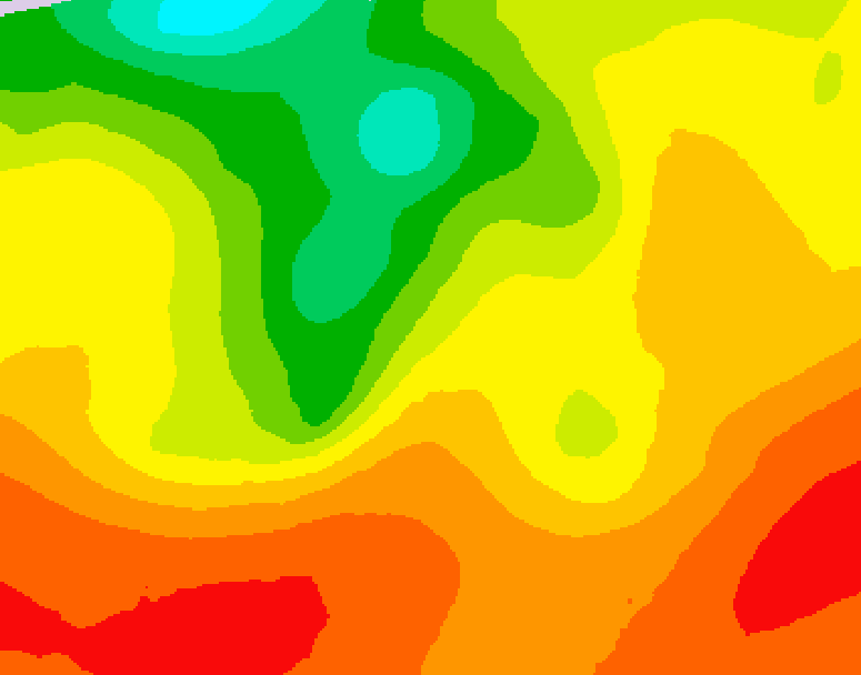 GDPS 500 millibar geopotential height 120 hour forecast chart for Canada based on 2026/07/29 0000Z data