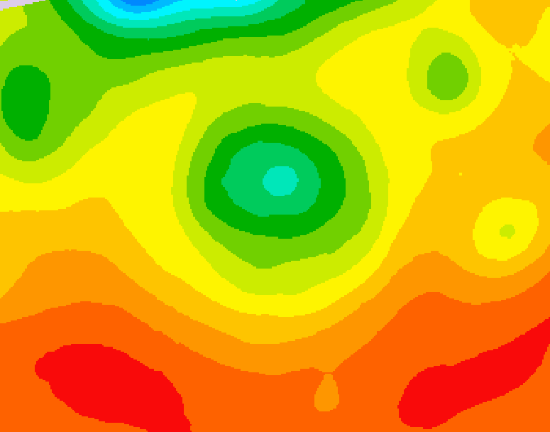 GDPS 500 millibar geopotential height 192 hour forecast chart for Canada based on 2026/07/29 0000Z data