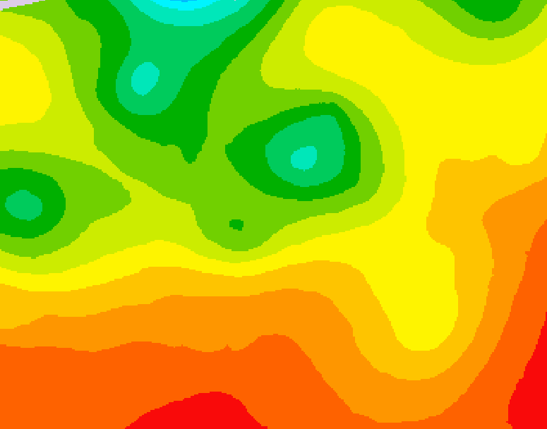 GDPS 500 millibar geopotential height 024 hour forecast chart for Canada based on 2026/07/29 1200Z data
