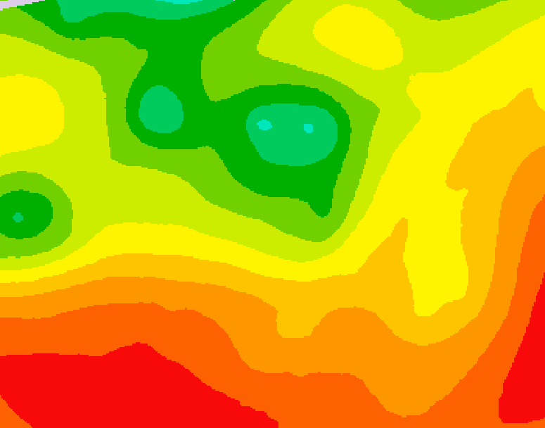 GDPS 500 millibar geopotential height 048 hour forecast chart for Canada based on 2026/07/29 1200Z data
