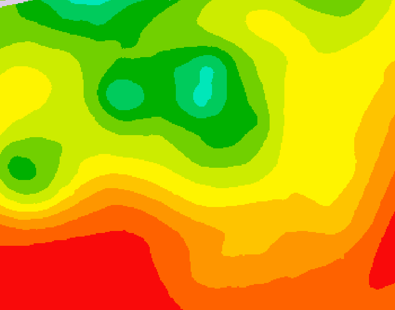 GDPS 500 millibar geopotential height 066 hour forecast chart for Canada based on 2026/07/29 1200Z data