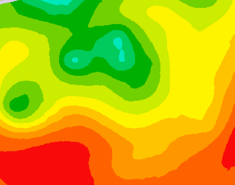 GDPS 500 millibar geopotential height 072 hour forecast chart for Canada based on 2026/07/29 1200Z data