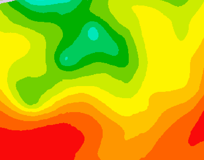 GDPS 500 millibar geopotential height 084 hour forecast chart for Canada based on 2026/07/29 1200Z data