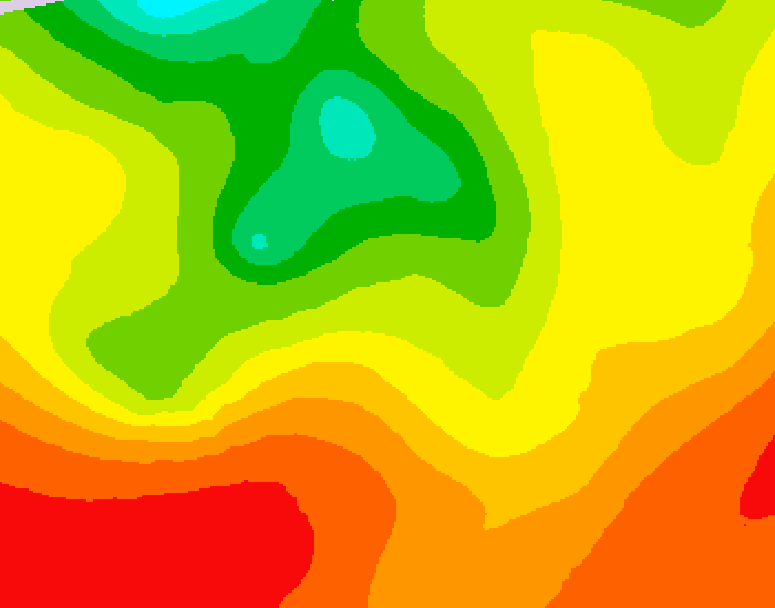 GDPS 500 millibar geopotential height 090 hour forecast chart for Canada based on 2026/07/29 1200Z data