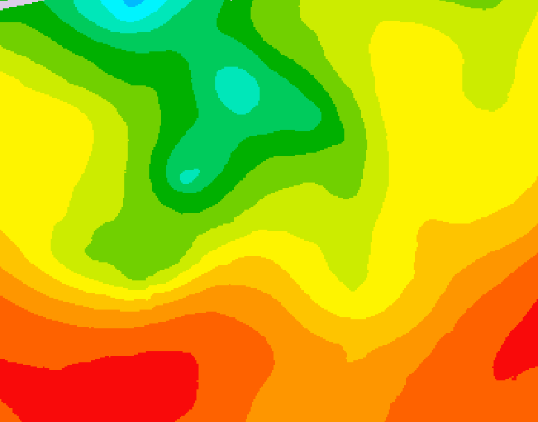 GDPS 500 millibar geopotential height 096 hour forecast chart for Canada based on 2026/07/29 1200Z data