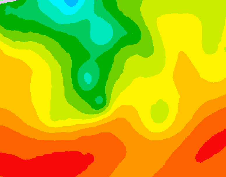 GDPS 500 millibar geopotential height 114 hour forecast chart for Canada based on 2026/07/29 1200Z data