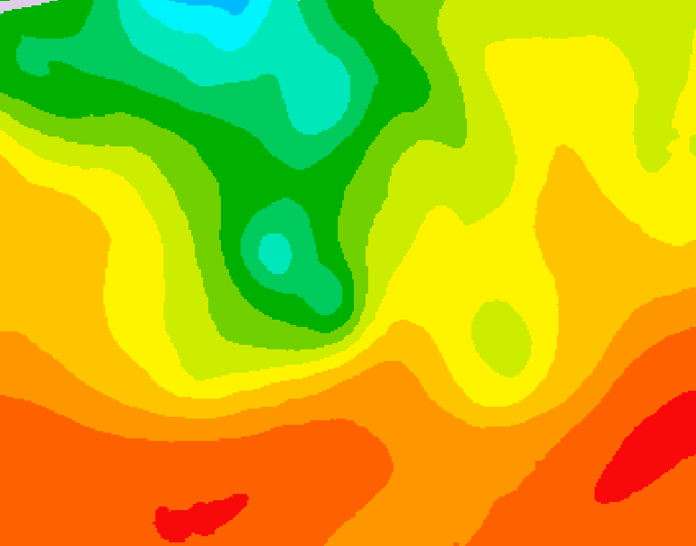 GDPS 500 millibar geopotential height 120 hour forecast chart for Canada based on 2026/07/29 1200Z data