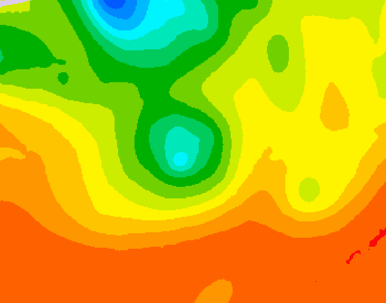 GDPS 500 millibar geopotential height 144 hour forecast chart for Canada based on 2026/07/29 1200Z data