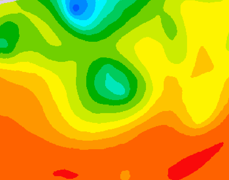 GDPS 500 millibar geopotential height 156 hour forecast chart for Canada based on 2026/07/29 1200Z data