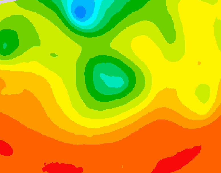 GDPS 500 millibar geopotential height 162 hour forecast chart for Canada based on 2026/07/29 1200Z data