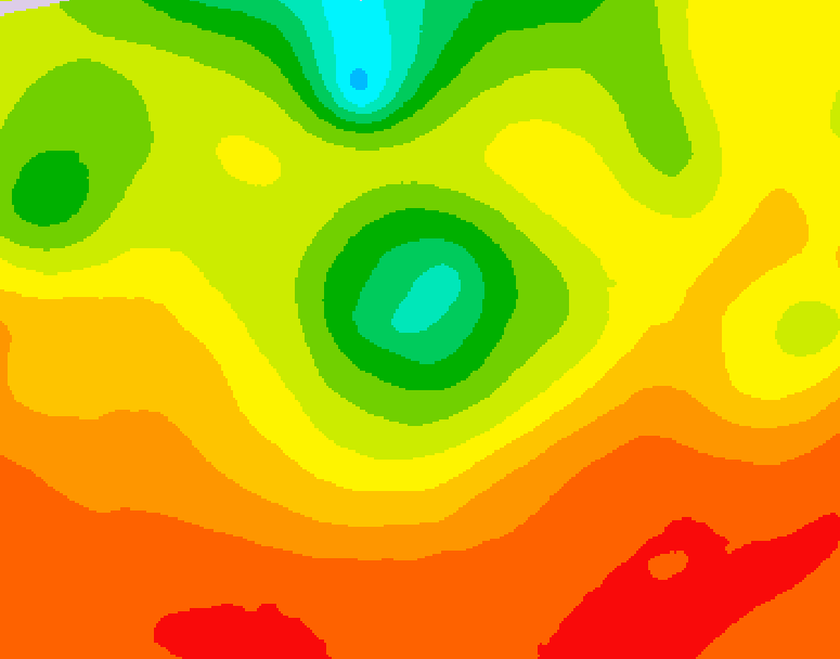 GDPS 500 millibar geopotential height 174 hour forecast chart for Canada based on 2026/07/29 1200Z data