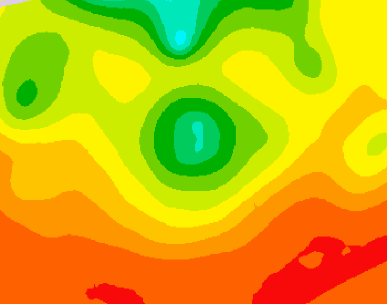 GDPS 500 millibar geopotential height 180 hour forecast chart for Canada based on 2026/07/29 1200Z data