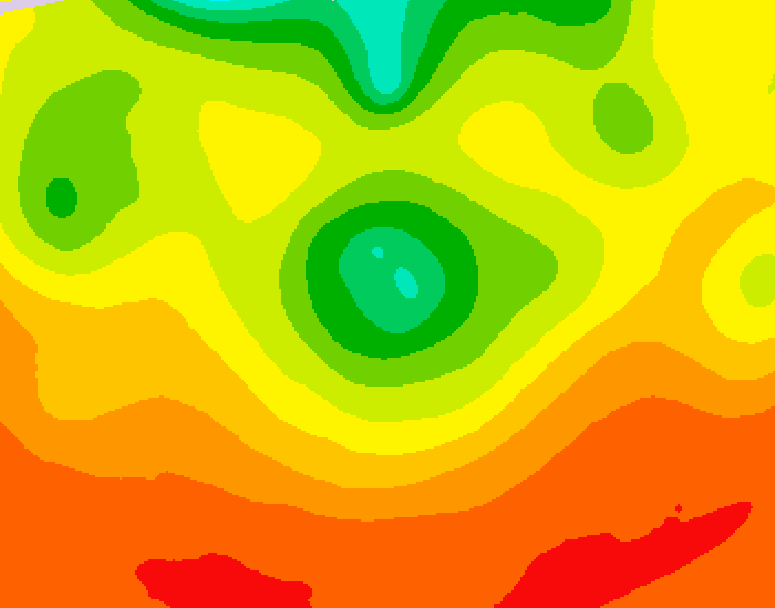 GDPS 500 millibar geopotential height 186 hour forecast chart for Canada based on 2026/07/29 1200Z data