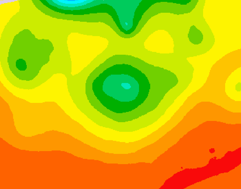 GDPS 500 millibar geopotential height 192 hour forecast chart for Canada based on 2026/07/29 1200Z data