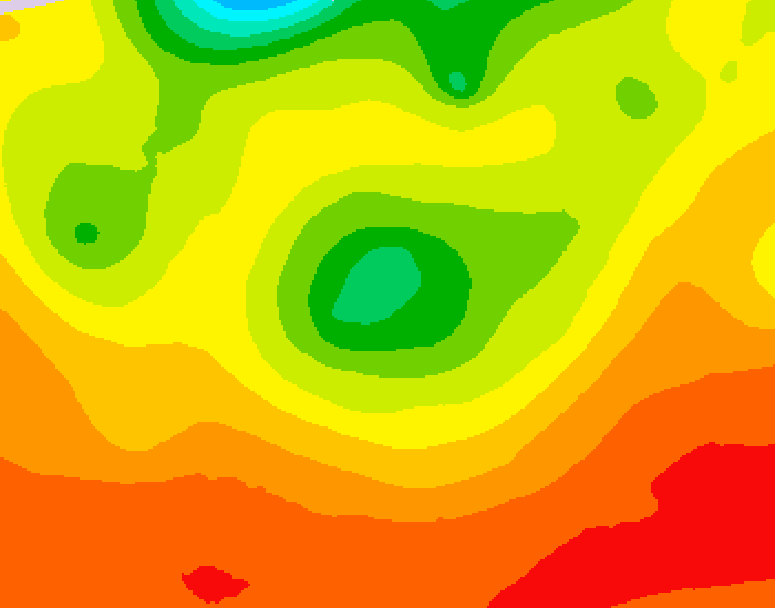 GDPS 500 millibar geopotential height 204 hour forecast chart for Canada based on 2026/07/29 1200Z data