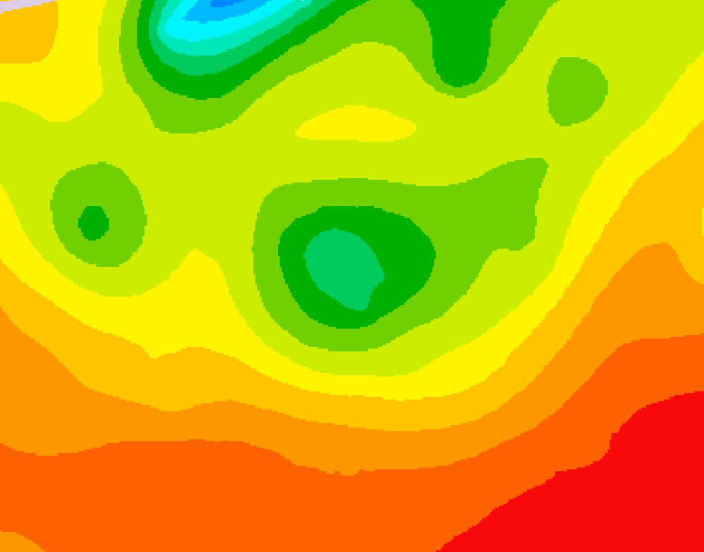 GDPS 500 millibar geopotential height 216 hour forecast chart for Canada based on 2026/07/29 1200Z data
