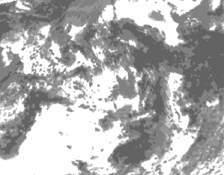 GDPS total cloud 066 hour forecast chart for Canada based on 2026/07/29 1200Z data