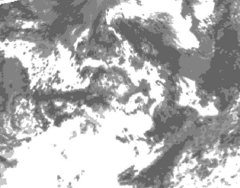 GDPS total cloud 090 hour forecast chart for Canada based on 2026/07/29 1200Z data