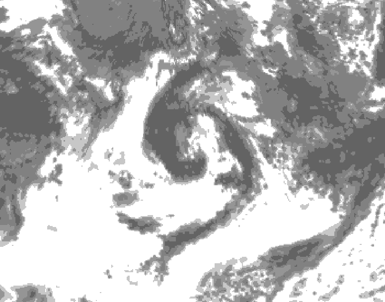 GDPS total cloud 150 hour forecast chart for Canada based on 2026/07/29 1200Z data