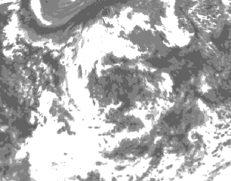 GDPS total cloud 216 hour forecast chart for Canada based on 2026/07/29 1200Z data