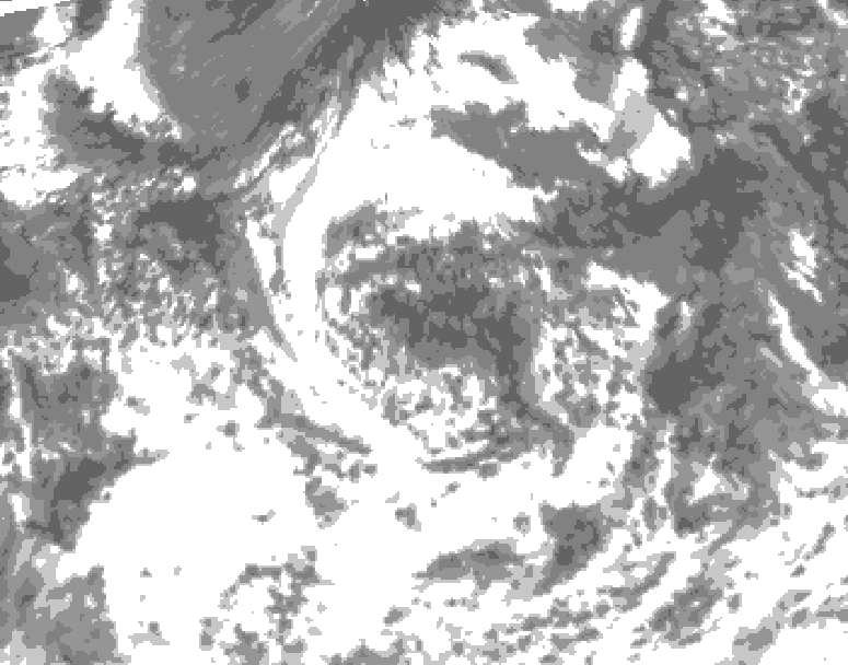 GDPS total cloud 228 hour forecast chart for Canada based on 2026/07/29 1200Z data