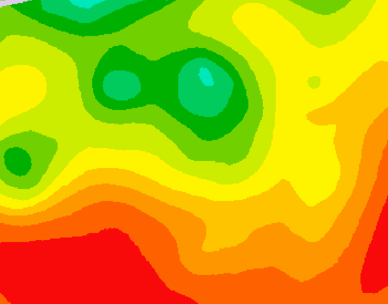 GDPS 500 millibar geopotential height 048 hour forecast chart for Canada based on 2026/07/30 0000Z data