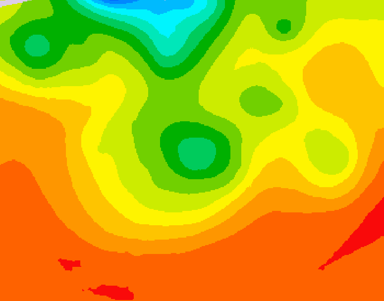 GDPS 500 millibar geopotential height 144 hour forecast chart for Canada based on 2026/07/30 0000Z data