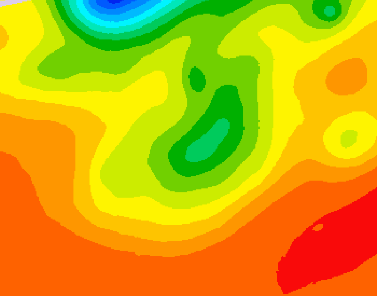 GDPS 500 millibar geopotential height 168 hour forecast chart for Canada based on 2026/07/30 0000Z data