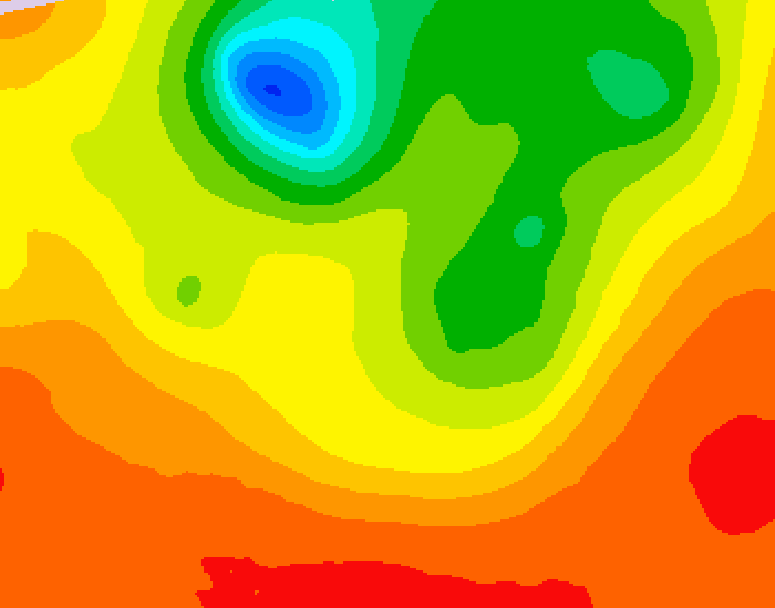 GDPS 500 millibar geopotential height 240 hour forecast chart for Canada based on 2026/07/30 0000Z data