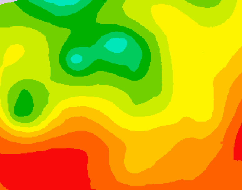 GDPS 500 millibar geopotential height 048 hour forecast chart for Canada based on 2026/07/30 1200Z data