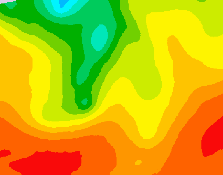 GDPS 500 millibar geopotential height 084 hour forecast chart for Canada based on 2026/07/30 1200Z data